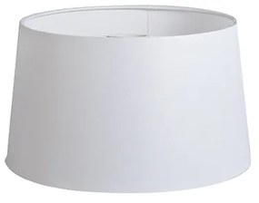 Linnen lampenkap wit rond schuin 35/30/20