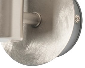 Buitenlamp Moderne wandlamp staal IP44 - Cederic Up Modern G9 IP44 Buitenverlichting bol / globe / rond