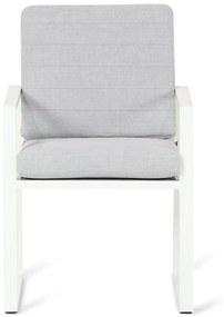 Tuinset 6 personen 240 cm Aluminium Wit Santika Furniture Santika