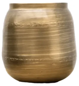 Pot Bent brass antique