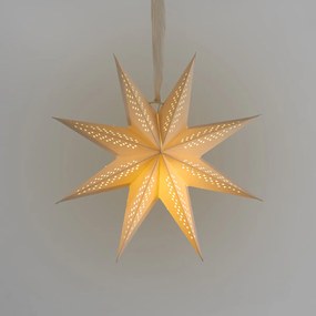 Lichtgevende ster om op te hangen, diameter 38 cm, Caspar