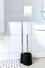 Wenko Avola wc-boy RVS glanzend/zwart