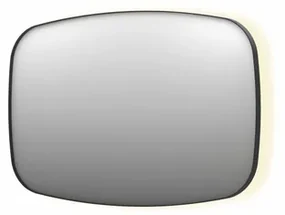 INK SP30 spiegel - 120x4x80cm contour in stalen kader incl indir LED - verwarming - color changing - dimbaar en schakelaar - mat zwart 8409760