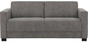 Goossens My Style grijs, microvezel, 2,5-zits, stijlvol landelijk
