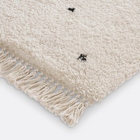 Vloerkleed in berber stijl met gestipt motief Ava