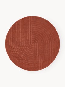 Rond wollen vloerkleed Mason, handgetuft