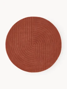 Rond wollen vloerkleed Mason, handgetuft