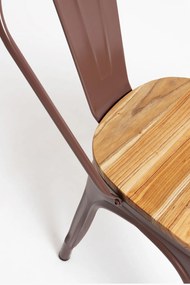 Pakket 4 Stoelen Torix Natuurlijk Hout