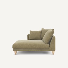 Longchair van linnen fluweel, LAZARE