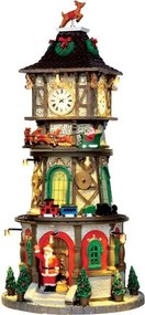 Lemax - 'Christmas Clock Tower' - Verlicht gebouw met animatie & muziek/geluid - Inclusief adapter