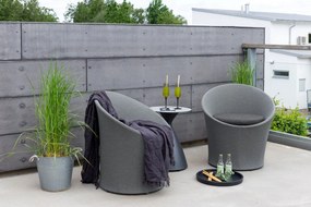 The Outsider Lounge/Balkon Set- Luuk - Zwart/Grijs - Tafel - 2 Kussens - The Outsider