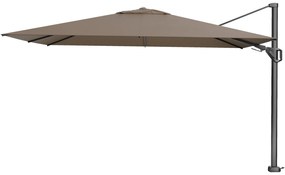 Platinum Challenger rechthoek zweefparasol T2 Premium - 2,6 x 3,5 m. - Havana Taupe