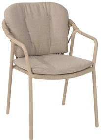 Taste by 4 Seasons Manitoba stapelbare tuinstoel - latte