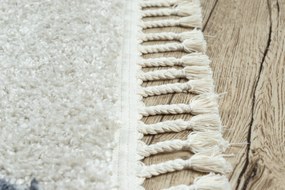 Tapijt BERBER MEKNES B5910 crème / grijskleuringrand ,  Barber , marokkaanse shaggy
