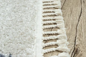 Tapijt BERBER MEKNES B5910 crème / grijskleuringrand ,  Barber , marokkaanse shaggy