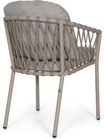 Tuinset 6 personen 240 cm Rope Zand/Beige Lifestyle Garden Furniture Morano/Guave