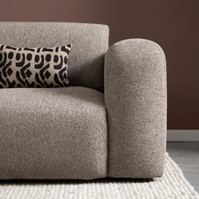 PEPP Interiors Soul Bruine Hoekbank Met Chaise Longue Links