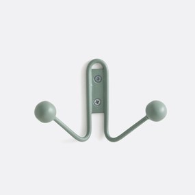 Dubbele kleerhanger in staal, Hiba