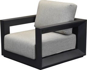 Palm Garden lounge tuinstoel aluminium antraciet