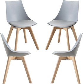 Set 4 Blok Stoelen