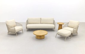 4 Seasons Puccini/Pablo stoel-bank loungeset incl. hocker - 6-delig