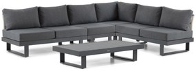 Hoek loungeset 6 personen Aluminium Grijs Lifestyle Garden Furniture Lorenzo