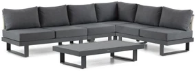 Hoek loungeset 6 personen Aluminium Grijs Lifestyle Garden Furniture Lorenzo
