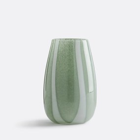 Glazen vaas met strepen, Malco