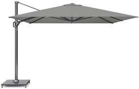 Zweefparasol  3.5x3.5m T1 premium (excl voet) Grijs-antraciet Platinum Challenger