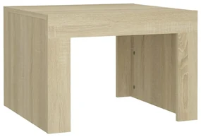 vidaXL Salontafel 50x50x35 cm spaanplaat sonoma eikenkleurig