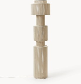 Vloerlamp Lace van linnen draad