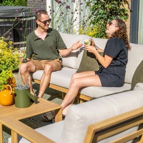 Garden Impressions Ariane loungeset 5-delig - light teak look