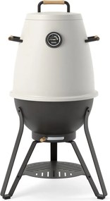 Kandu Cooking 41 houtskoolgrill - Ash White - Vertical Cooking BBQ - Ø58 x H95 cm