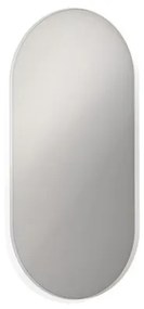 INK SP20 Spiegel - 60x4x120cm - ovaal - in stalen kader - aluminium wit mat 8408971