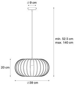 Moderne hanglamp zwart - Troopa Modern E27 rond Binnenverlichting Lamp