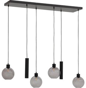Goossens Excellent Hanglamp Lyon, Hanglamp met 6 lichtpunten