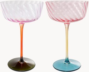 Champagneglazen Twist, 4-delig
