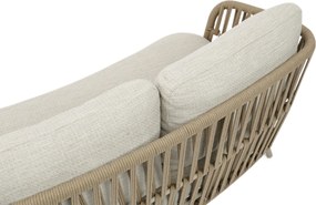 Stoel en Bank Loungeset 5 personen Rope Zand/Beige  Coco Elara