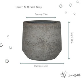 Pot Harith Dioriet Grey