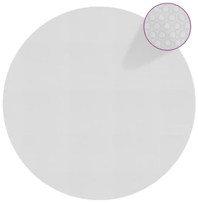 vidaXL Zwembadfolie solar drijvend 527 cm PE grijs