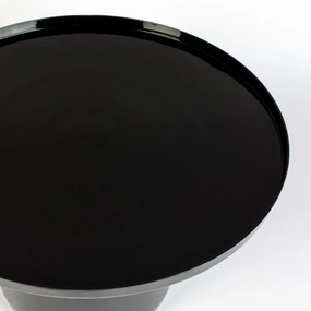 Zuiver Shiny Bomb Zwarte Design Salontafel Rond - 67 X 67cm.