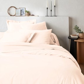 Dekbedovertrek met rits in effen katoen, Scénario