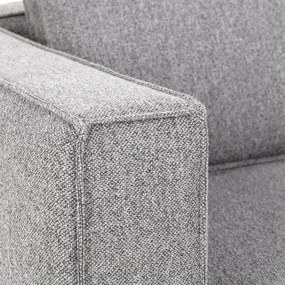 Hoekbank Grijs Boucle Hoek Rechts