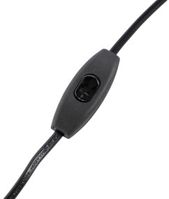 Art Deco tafellamp brons zonder kap - Pisos