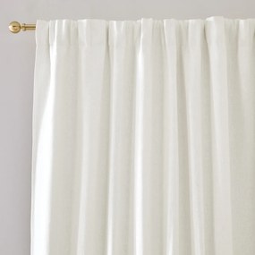 Verduisteringsgordijn in linnen met gerimpelde bies en golf, ELBA