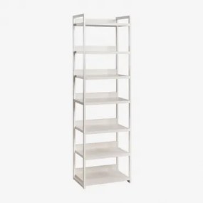Velunis Metalen Rek 60x200 Cm Gardenia Wit - Sklum