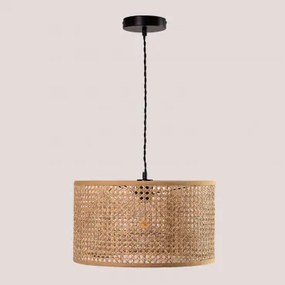 Hanglamp Van Rotan Serri Bruin Natuurlijk - Sklum