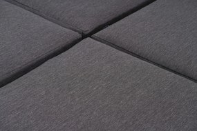 Lifestyle Garden Furniture Massimo Ligbed Met Kussen Loft/dark Grey Aluminium Taupe