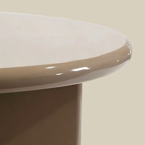 Hoogglans Salontafel Groen 80 Cm Rond - 80 X 80cm.