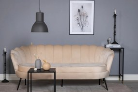 Jörn 3-Zitsbank - Mikal - Beige - Fluweel - Jörn